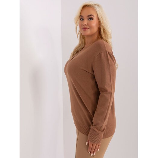 Sweter-PM-SW-PM-3897.06P-camelowy