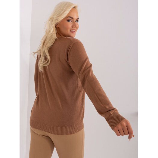 Sweter-PM-SW-PM-3897.06P-camelowy