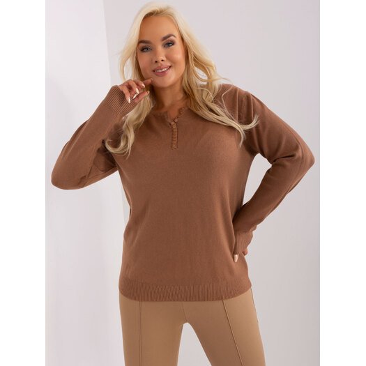 Sweter-PM-SW-PM-3897.06P-camelowy