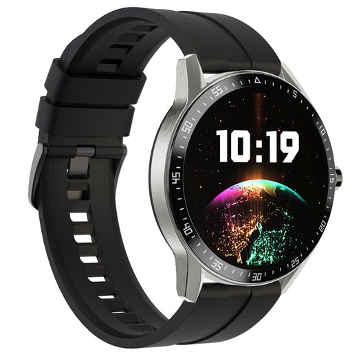 SMARTWATCH G. Rossi SW018-1 silver/black (zg335a) WŁASNE TARCZE