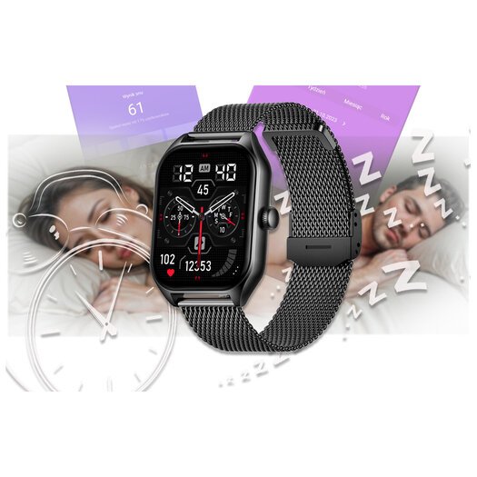 Išmanusis laikrodis UNISEX Rubicon RNCF03 - BLUETOOTH, ALWAYS ON DISPLAY (sr049g)