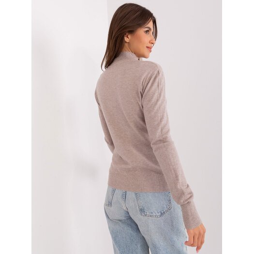 Sweter-PM-SW-PM-20.05-ciemny bezowy