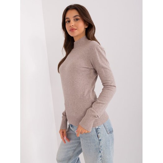 Sweter-PM-SW-PM-20.05-ciemny bezowy