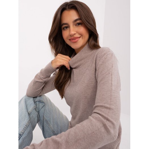 Sweter-PM-SW-PM-20.05-ciemny bezowy