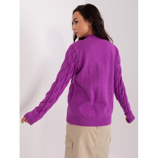 Sweter-AT-SW-2235.00P-fioletowy