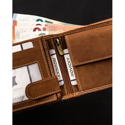 Leather wallet RFID ALWAYS WILD N992-CHM