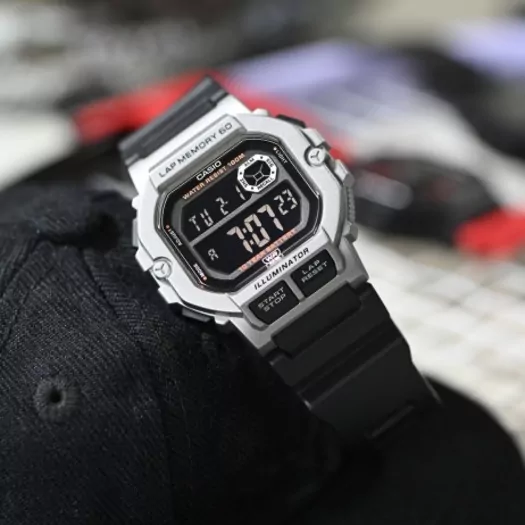 ZEGAREK MĘSKI CASIO Sports WS-1400H-1B + BOX