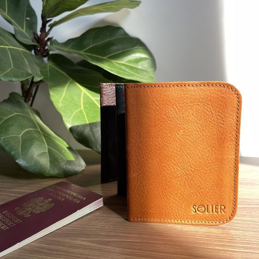 Piniginė vyrams / passport holder SOLIER SW07