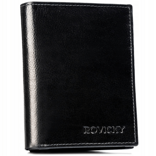 Leather wallet RFID ROVICKY N62-RPVT-BL