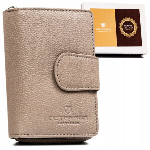 Leather wallet RFID PETERSON PTN 76115-SD