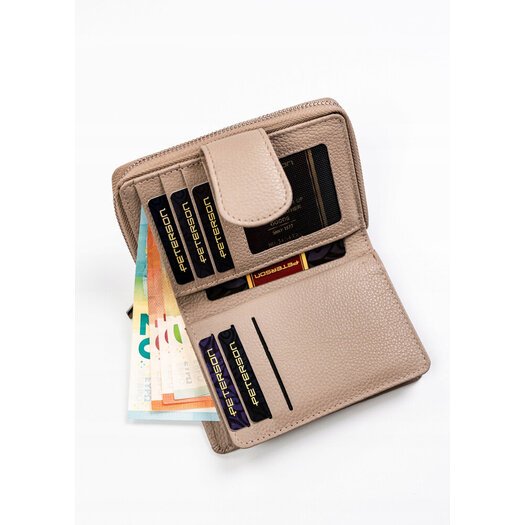 Leather wallet RFID PETERSON PTN 76115-SD