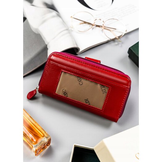 Leatherette wallet 4U CAVALDI N118-APU-BL