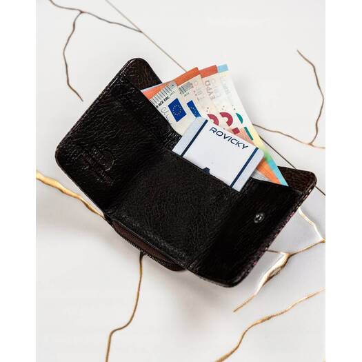 Leather wallet RFID LORENTI 423229-MER