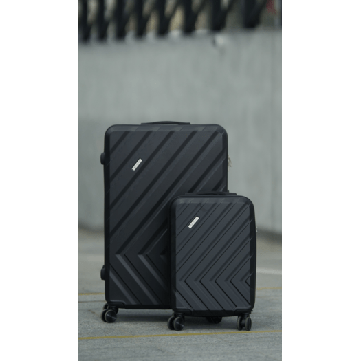 MEDIUM SUITCASE 22  STL945 ABS DARK GREY