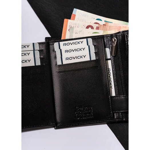 Leather wallet RFID ALWAYS WILD N4-P-GTS