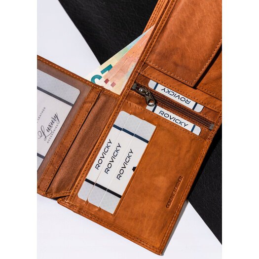 Leather wallet ALWAYS WILD AW-N7-MAL