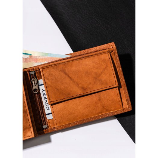 Leather wallet ALWAYS WILD AW-N6-MAL