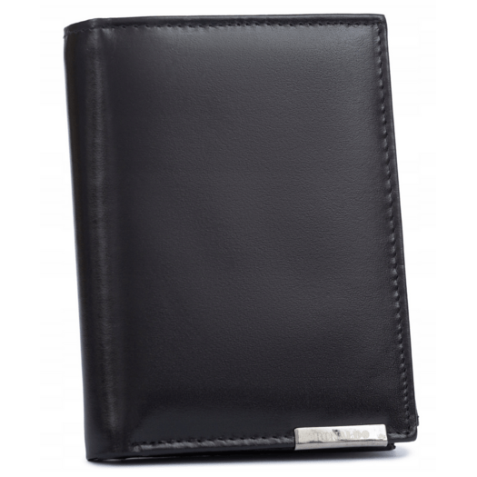 Leather wallet RFID RONALDO RM-04-BCF-BP