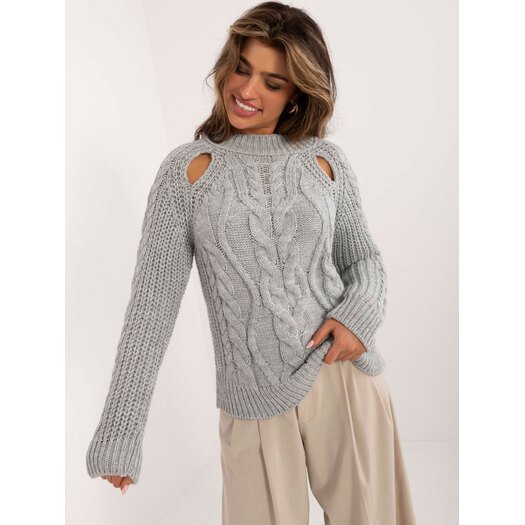 Sweter-BA-SW-1560.19-szary