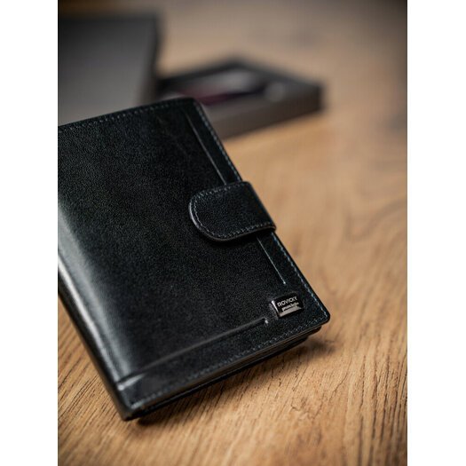 Leather wallet RFID ROVICKY PC-102L-BAR