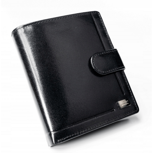 Leather wallet RFID ROVICKY PC-102L-BAR