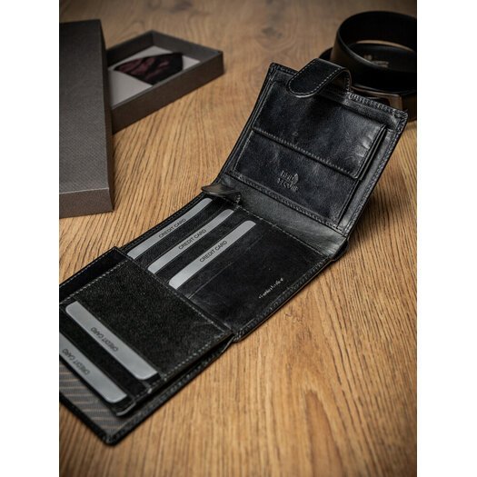 Leather wallet RFID ROVICKY PC-102L-BAR