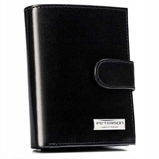 Leather wallet RFID PETERSON PTN 303Z-PR 2-1-1