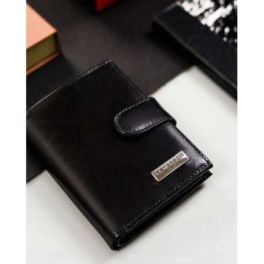 Leather wallet RFID PETERSON PTN 303Z-PR 2-1-1