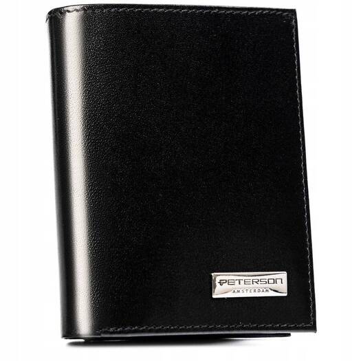 Leather wallet RFID PETERSON PTN 303-PR 2-1-1