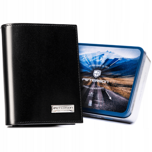 Leather wallet RFID PETERSON PTN 303-PR 2-1-1