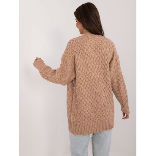 Sweter-AT-SW-23525.21-camelowy