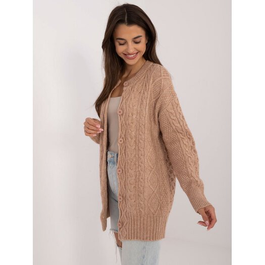 Sweter-AT-SW-23525.21-camelowy