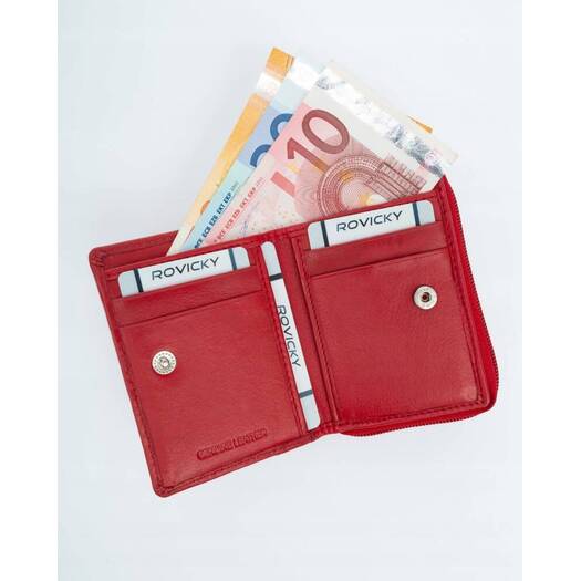 Leather wallet ROVICKY R-23-17-LFN