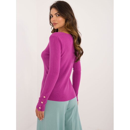 Sweter-AT-SW-2334.49-fioletowy