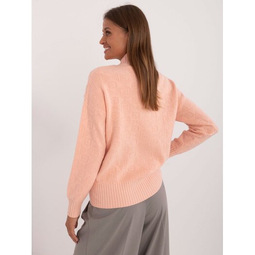 Sweter-AT-SW-2339.54-brzoskwiniowy