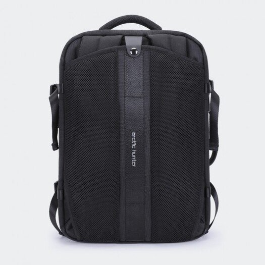 Arctic Hunter B00443 Smart Business Travel BackPack With Three Compartments And USB Charging Port - Black