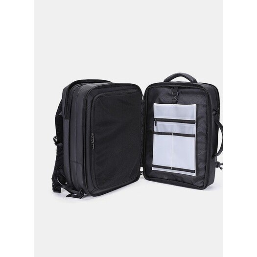 Arctic Hunter B00443 Smart Business Travel BackPack With Three Compartments And USB Charging Port - Black