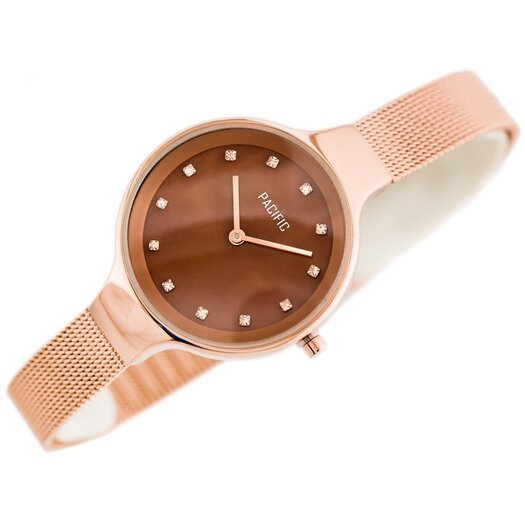 MOTERIŠKAS LAIKRODIS PACIFIC 6009 (zy596d) - rosegold