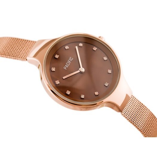 MOTERIŠKAS LAIKRODIS PACIFIC 6009 (zy596d) - rosegold