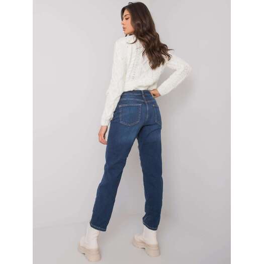 Spodnie jeans-D85046T62223D256-ciemny niebieski