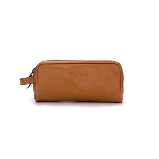 Elegant leather men's beauty bag SOLIER SZETLAND