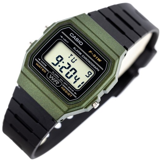 ZEGAREK MĘSKI CASIO F-91WM-3AER (zd102f)