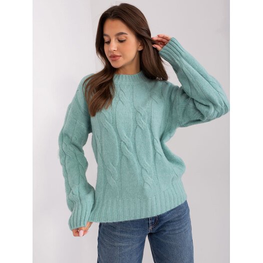 Sweter-AT-SW-0146.10P-mietowy