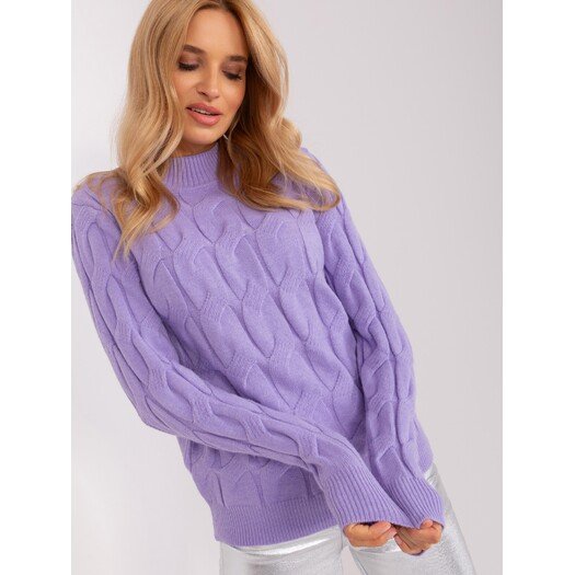 Sweter-AT-SW-2235.00P-jasny fioletowy