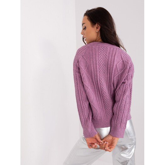 Sweter-AT-SW-2346-2.99P-fioletowy