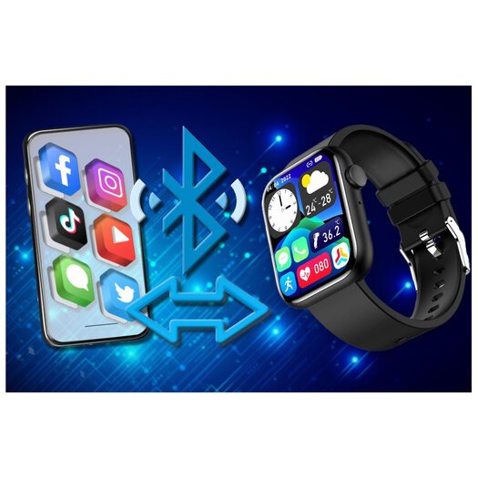 Išmanusis laikrodis unisex GRAVITY GT3-3 - BLUETOOTH,  (sg022c)