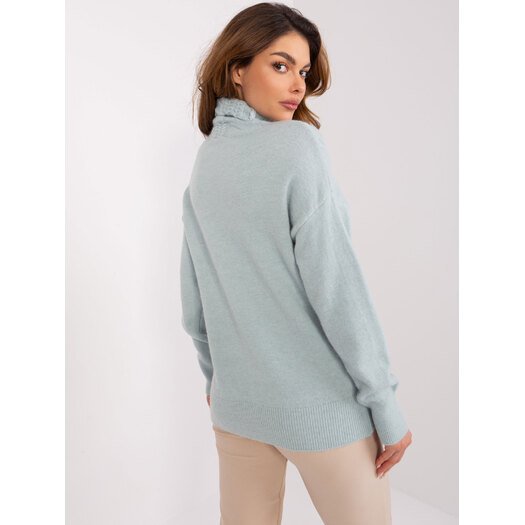 Sweter-AT-SW-23401.97P-mietowy