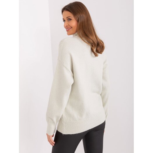 Sweter-AT-SW-23401.97P-mietowy