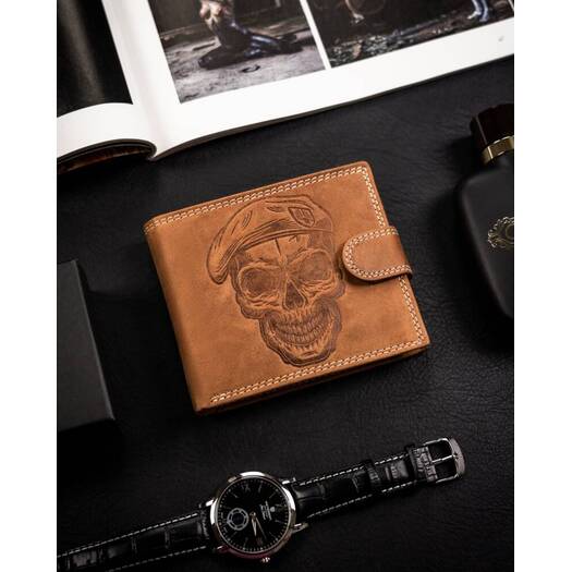 Leather wallet RFID ALWAYS WILD N992L-CHM