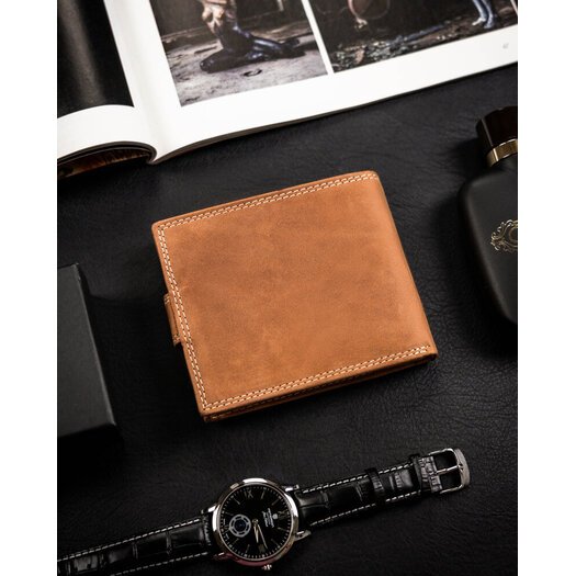 Leather wallet RFID ALWAYS WILD N992L-CHM